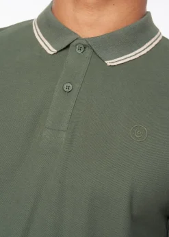 Duck & Cover Forest Green  Roxberry Long Sleeve Polo
