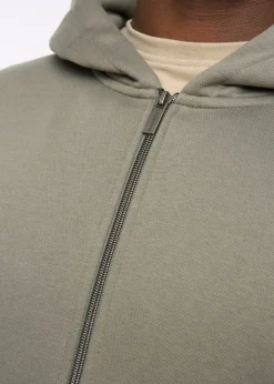 Duck & Cover Green Slate Chemtars Zip Thru Hoodie