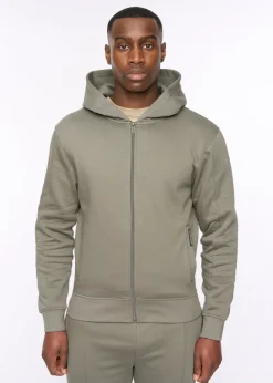 Duck & Cover Green Slate Chemtars Zip Thru Hoodie