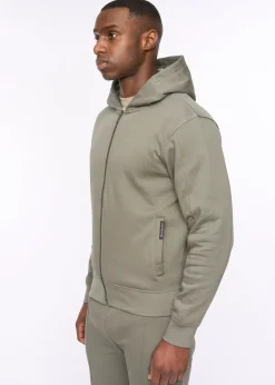 Duck & Cover Green Slate Chemtars Zip Thru Hoodie