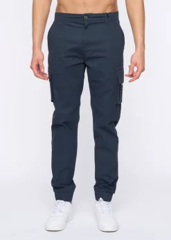 Duck & Cover Navy Chemmer Woven Jog Pants