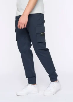 Duck & Cover Navy Chemmer Woven Jog Pants