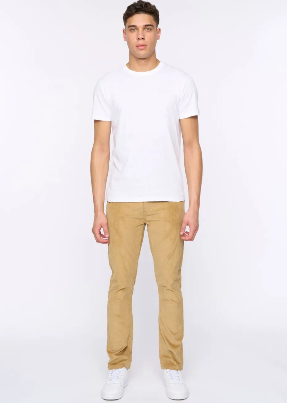 Duck & Cover Sand Cordsome Trousers