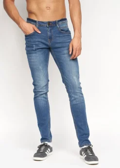 Duck & Cover  Stone Wash  Tranfold Slim Fit Jeans