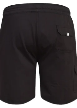 Duke Black John Cotton Lightweight Kingsize Cargo Shorts