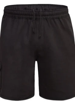 Duke Black John Cotton Lightweight Kingsize Cargo Shorts