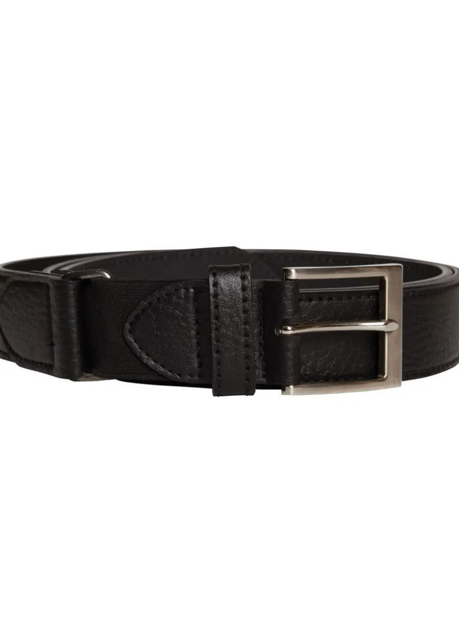 Duke Black Matthew Xtenda Bonded Leather Waist Belt