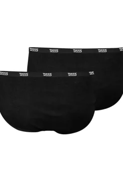 Duke Black Thompson Y Front Briefs (Pack of 2)