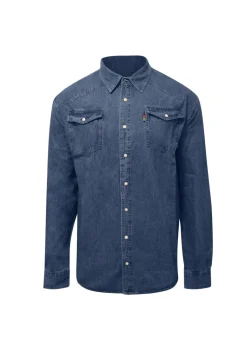 Duke Blue Western Denim Kingsize Shirt