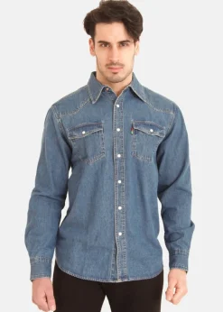 Duke Blue Western Denim Shirt
