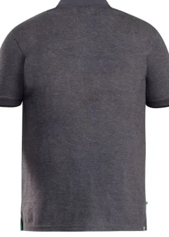 Duke Charcoal Grant Pique Kingsize Polo Shirt