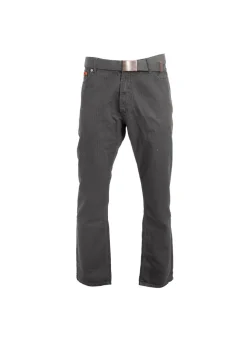 Duke Charcoal London Canary Bedford Cord Kingsize Tuxedo Trousers