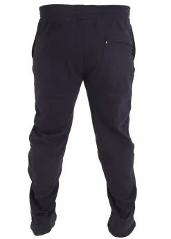 Duke Navy Albert Rockford Open Hem Kingsize Jogging Bottoms