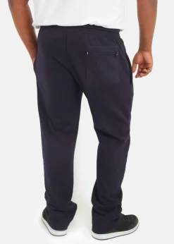 Duke Navy Albert Rockford Open Hem Kingsize Jogging Bottoms