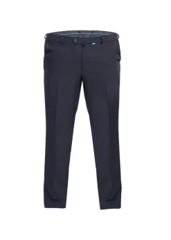 Duke Navy Max Adjustable Waist Kingsize Trousers