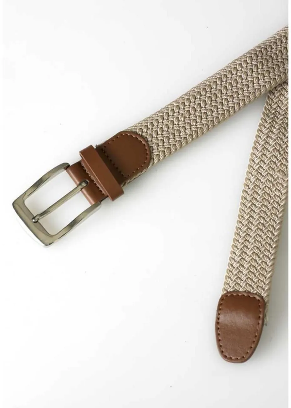 Duke Stone Frank Braided Stretch Belt
