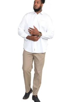 Duke White Aiden Easy-Iron Kingsize Shirt