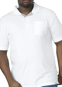 Duke White Grant Polo Shirt