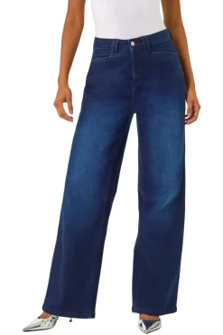 Dusk Indigo Dusk Denim Stretch Wide Leg Jeans