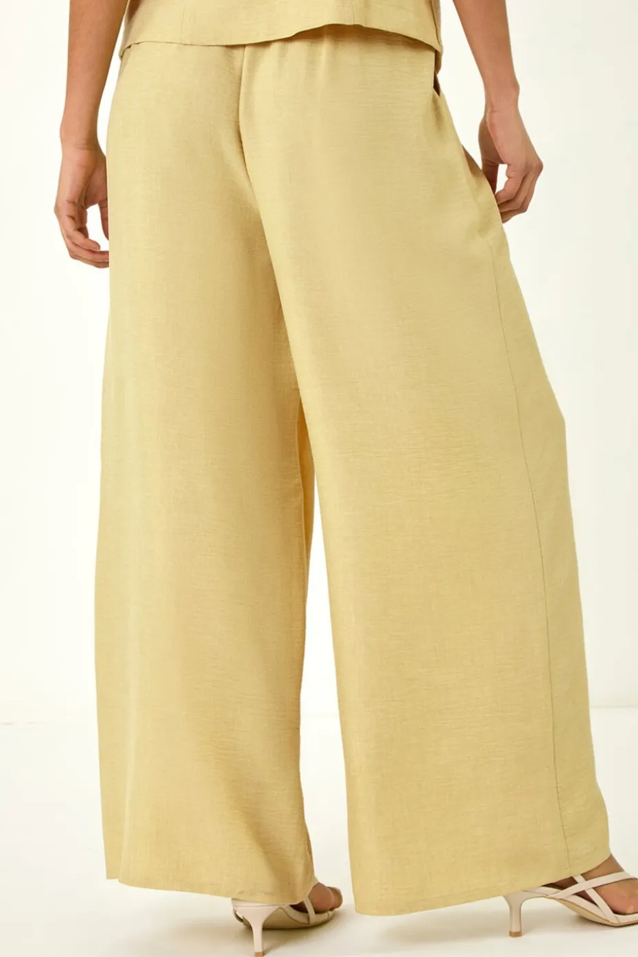 Dusk Lime Dusk Elasticated Waist Wide Leg Trouser