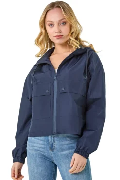 Dusk Navy Dusk Hooded Raincoat