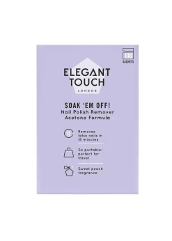 Elegant Touch Soak Em Off Acetone Sachets