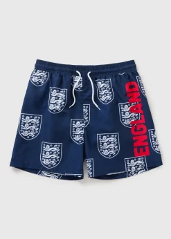 England Navy Swim Shorts
