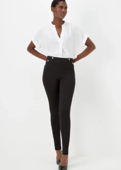 Et Vous Black Button Leggings