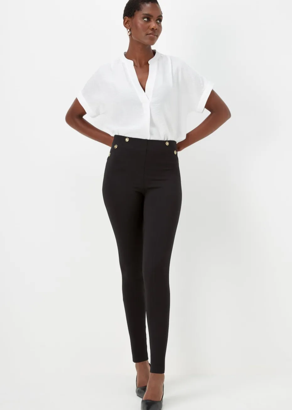 Et Vous Black Button Leggings