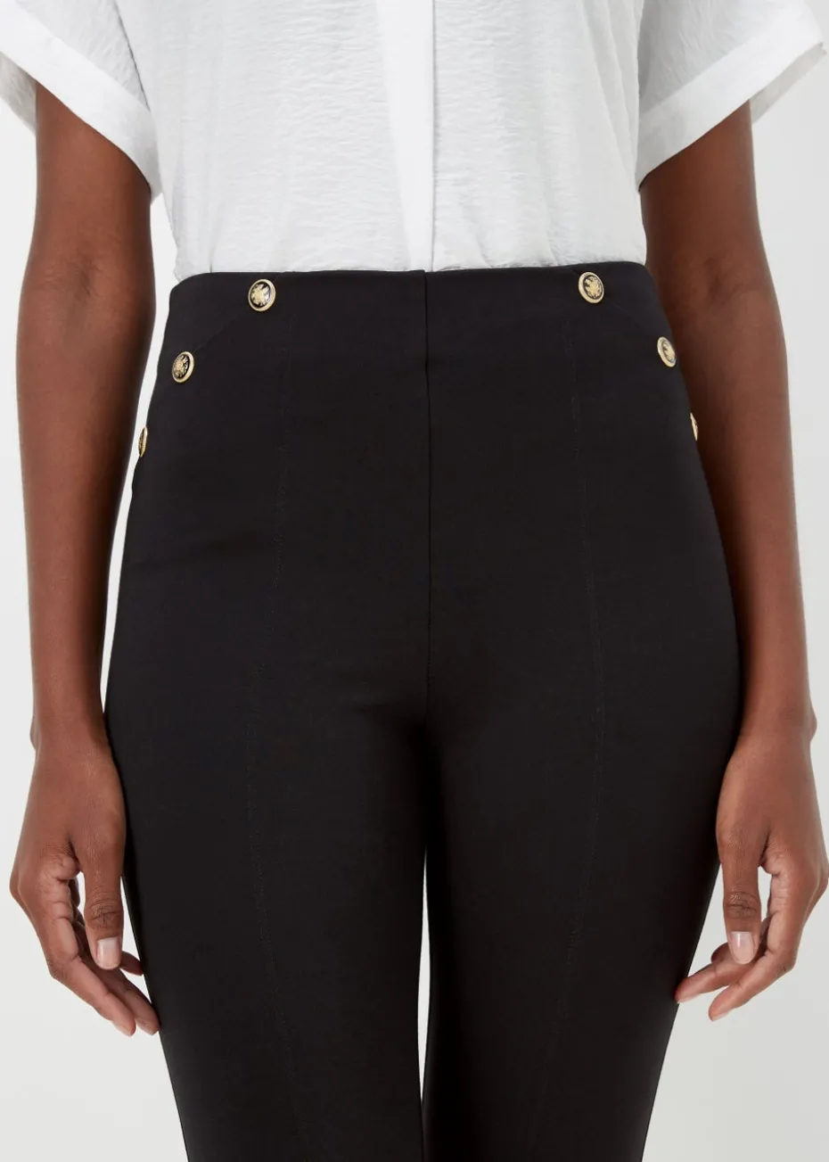 Et Vous Black Button Leggings
