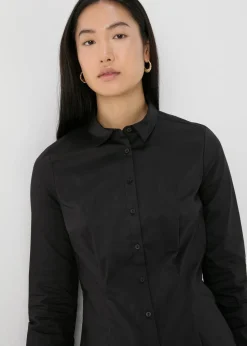 Et Vous Black Essential Blouse