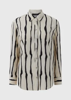 Et Vous Black Stripe Shirt