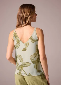 Et Vous Leaf Pattern Cami Top