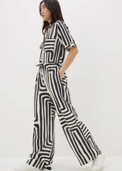 Et Vous Monochrome Geo Jumpsuit