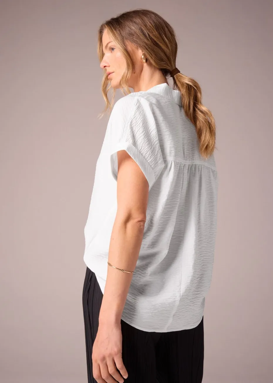 Et Vous White Popover Blouse