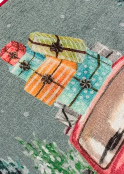 Evans Lichfield Car Scene Filled Cushion (45cm x 45cm)