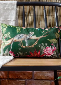 Evans Lichfield Leopard Outdoor Filled Cushion (30cm x 50cm x 8cm)