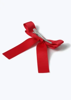 Flitzy Back To School Red Bow Clip
