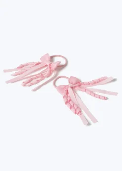 Flitzy Pink Bow Hair Bobbles