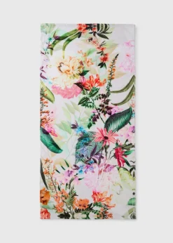 Floral Beach Towel