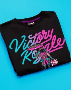 Fortnite Victory Royale Boys Black Sweatshirt (11-16 Yrs)