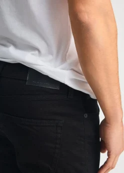 French Connection Black Cotton Slim Fit Stretch Jeans