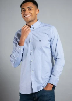 French Connection Blue Cotton Long Sleeve Oxford Shirt