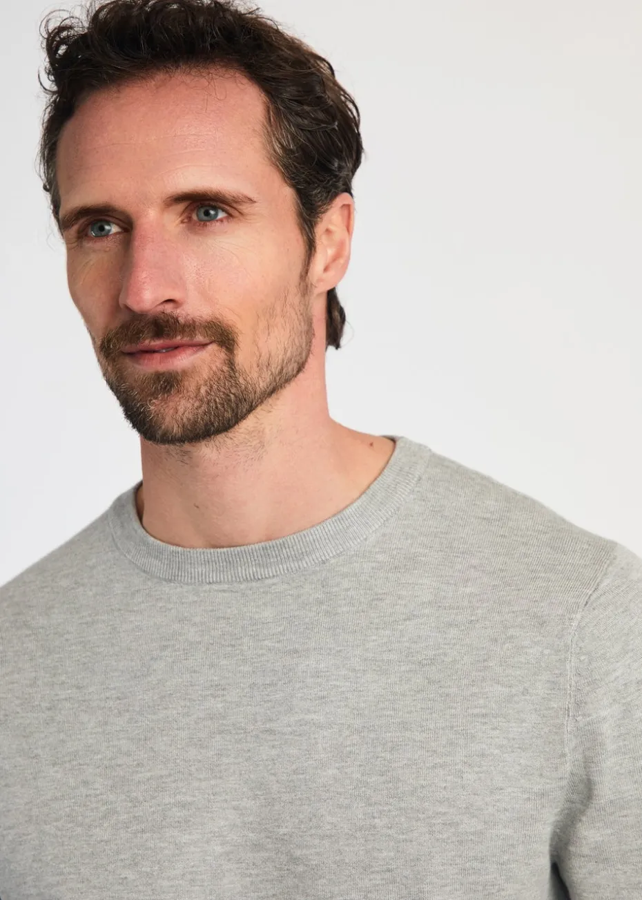 French Connection Light Grey Crew Neck Long Sleeve Knitted Jumper