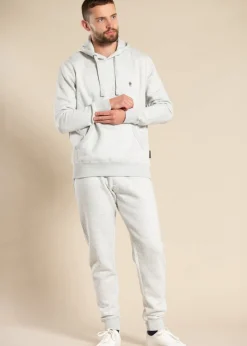 French Connection Light Grey Cotton Blend Hoody