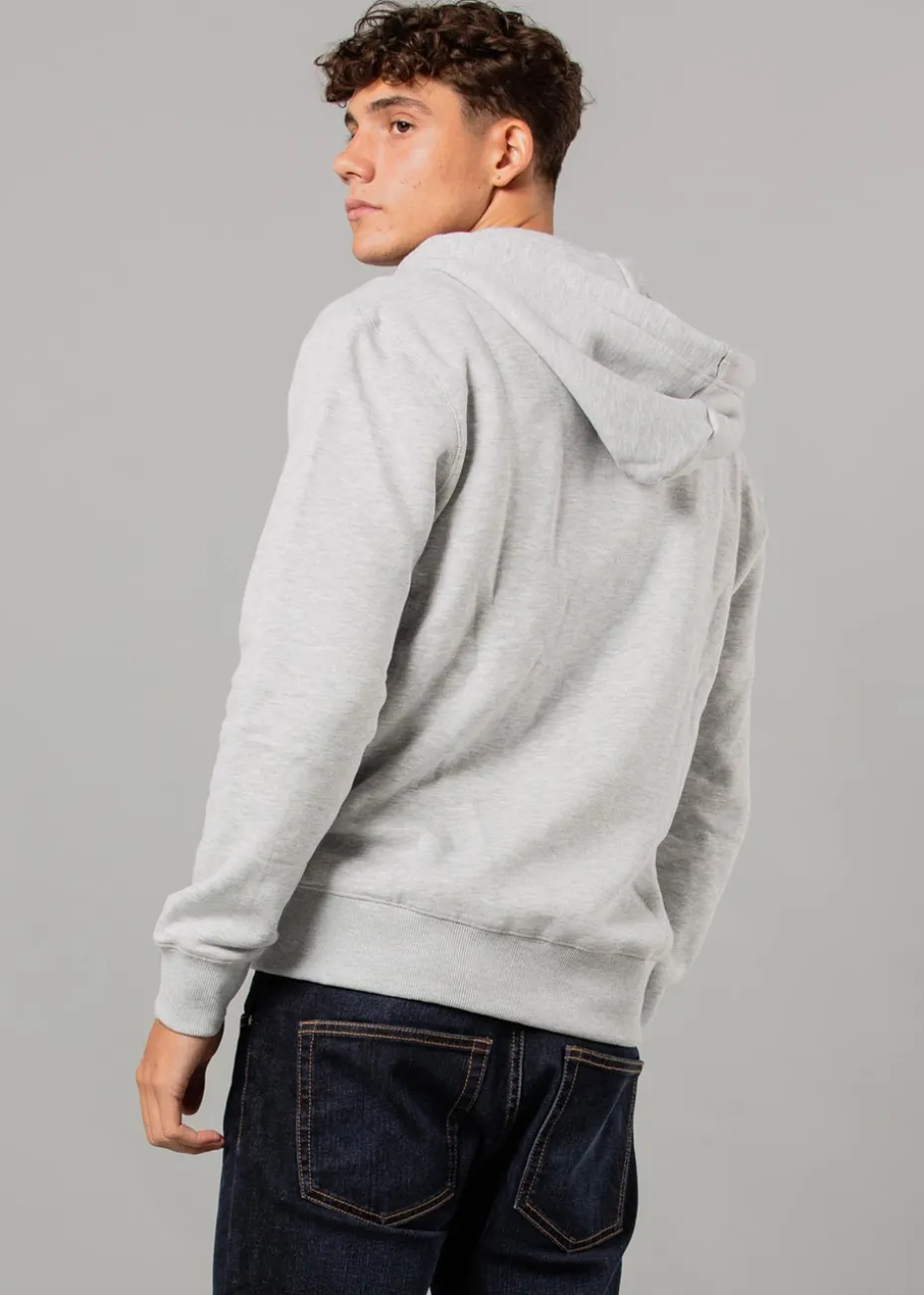 French Connection Light Grey Cotton Blend Zip Hoody