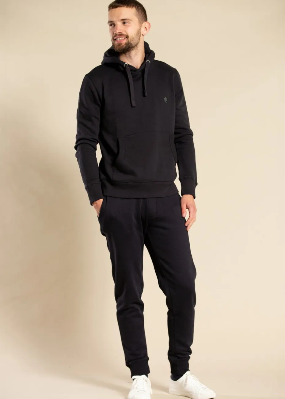 French Connection Navy Cotton Blend Hoody