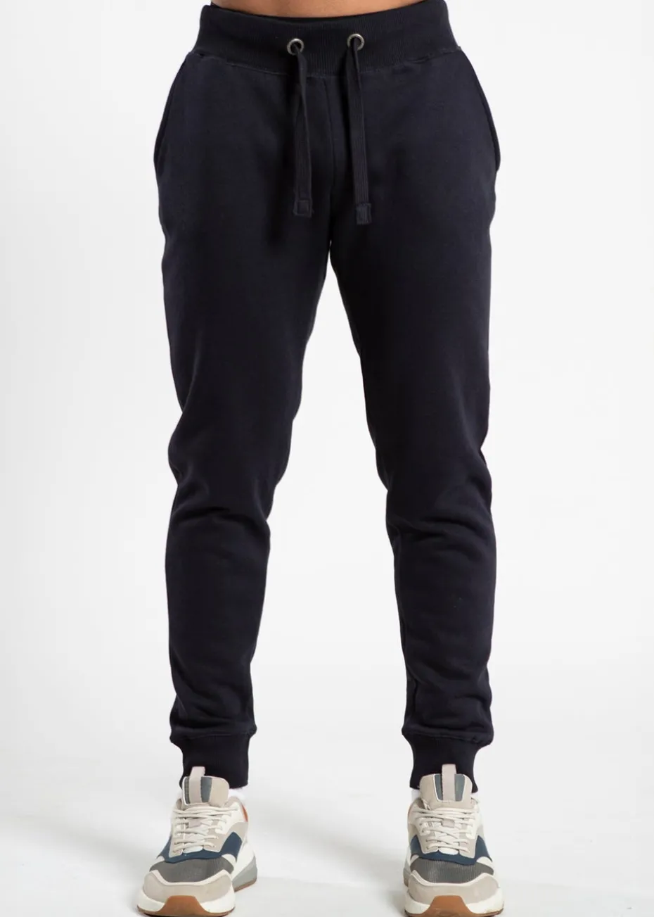French Connection Navy Cotton Blend Joggers