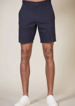 French Connection Navy Cotton Chino Shorts