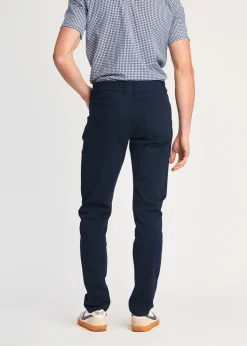 French Connection Navy Cotton Five-Pocket Chino Trousers